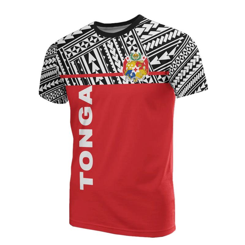 Summer Harajuku 3D Printing The Kingdom Of Tonga T Shirt Oceania Tonga National Day Graphic T-shirts Fashion Mens Clothing Tees