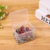6 Pcs Clear Plastic Storage Boxes, Transparent Organizer Containers For Home, Office & Kitchen Small Items