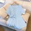 New Style Oversized Women's T-shirt with Unique Irregular Opening and Trendy Design for Summer, Suitable for Those Looking for A Youthful Look.