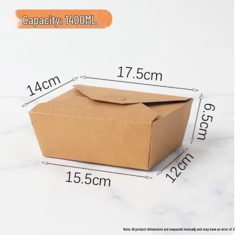 SIVIR Kraft Paper Disposable Food Container