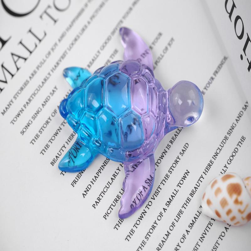 Sea Turtle Keychain Diy Ocean Theme Silicone Mold Handcraft Epoxy Resin Mold