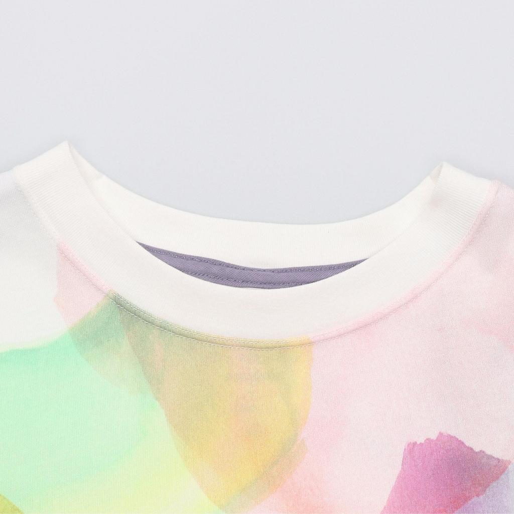 Nike Sportswear Essentials Tie-Dye Crew Neck Casual Pullover Straight Short Sleeve T-Shirt Women Tops Multicolor HF6178-133