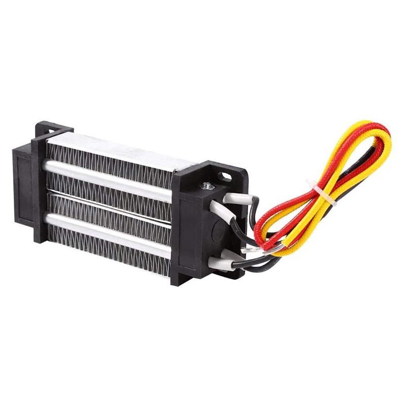 24V 100W Insulated PTC Ceramic Air Heater Warm Tool 120x50mm Mini Egg Incubator Heaters Incubation Equipment