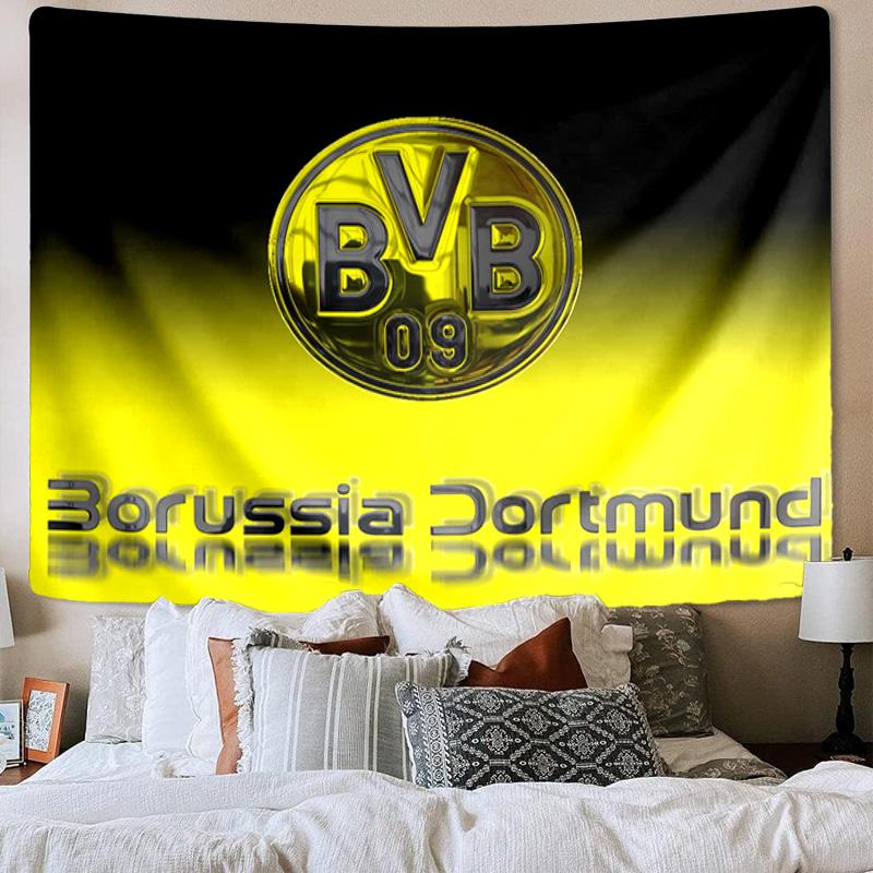 1PC Borussia Dortmund Tapestry, Unique Design Tapestry, Wall Decor for Bedroom,Livingroom, Playroom,Heartwarming Fan Holiday Gifts