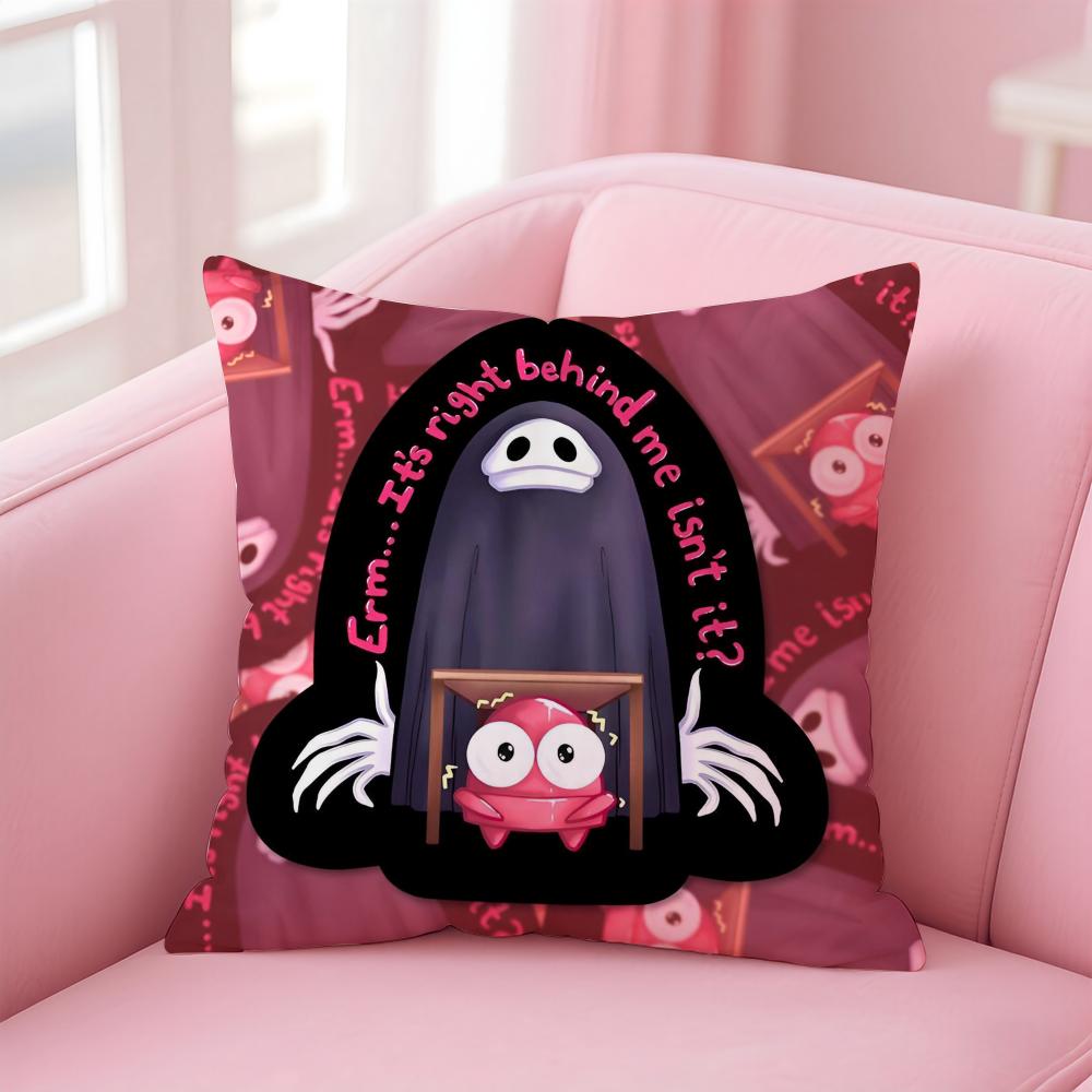 Horrible Games RREPOS Cushion Cover Pillowcase Short Plush Invisible Zipper Room Sofa Cushion Cover