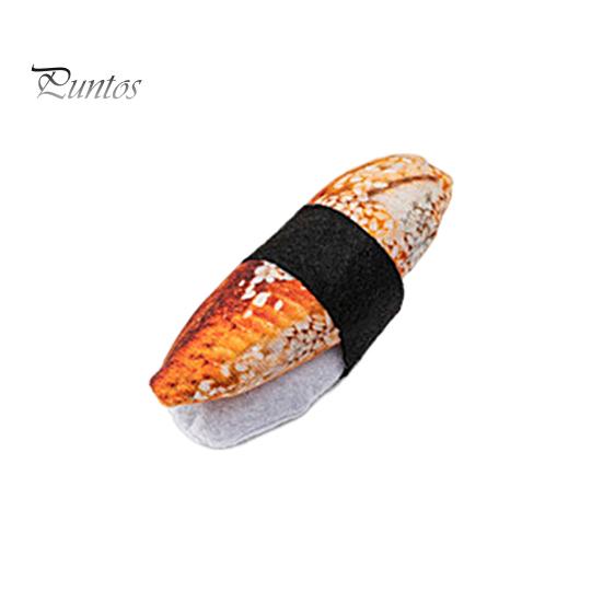 Interactive Toy Realistic Natural Scratch-resistant Funny Cat Lovely Cats Dog Teeth Grinding Sushi Shape Built-in Catnip Plush