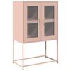 Highboard Pink 68 x 39 x 107 cm Steel