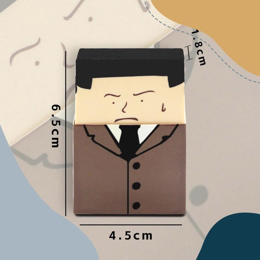 Cute Cartoon Pencil Eraser Bald Man Rubber Eraser Cute Bald Man Eraser Students Gift