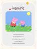 Peppa Pig Girls' Hooded Sweatshirt, Spring/Autumn Zip-Up Jacket for Babies.
