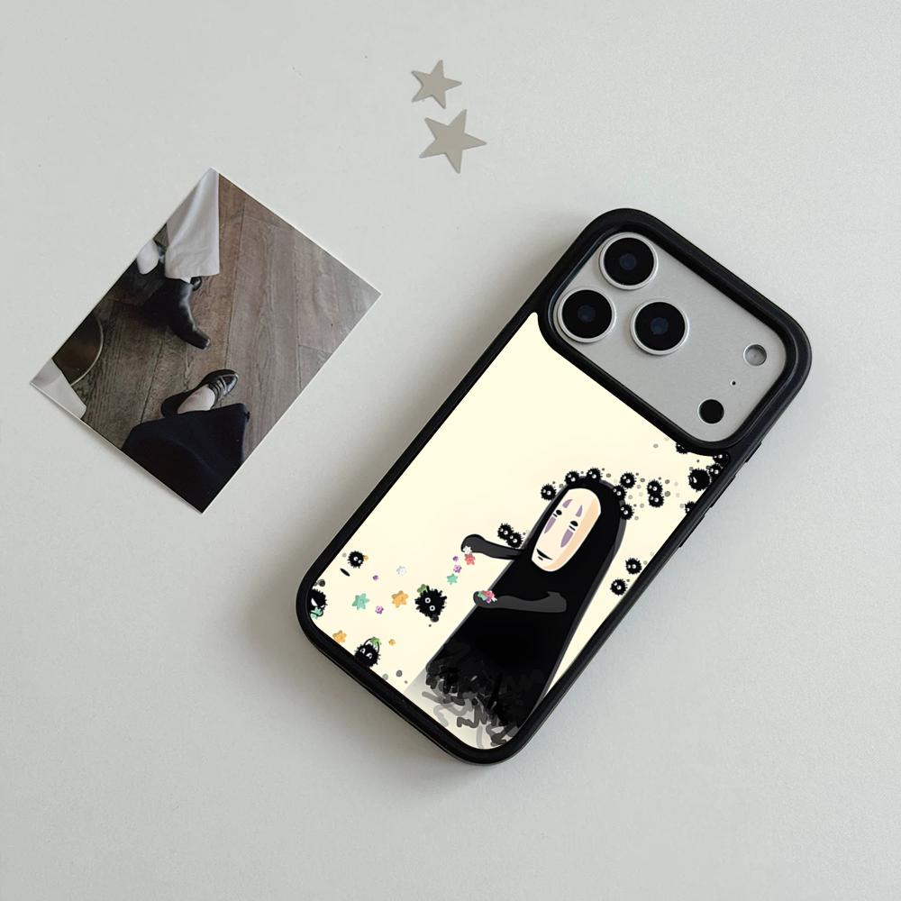 Cartoon H-Hayao M-Miyazaki Phone Case For IPhone 17 Air 16 15 14 Plus 13 12 11 Pro Max Dual Tone Hard PC Fashion Protective Cov