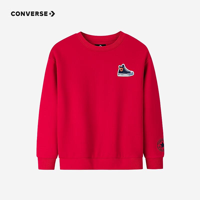 Converse Kids' Brushed Fleece Crewneck Sweatshirt