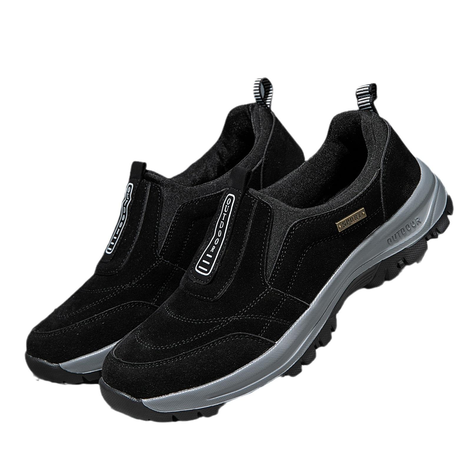 Scarpe da uomo alla moda, da esterno, da ginnastica, da uomo, casual, da infilare, in pelle scamosciata traspirante, antiscivolo, da passeggio, in saldo_voghion.com