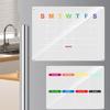 Stylish Acrylic Memo Pad with Magnet Durable Fridge Reminder Whiteboard for Home