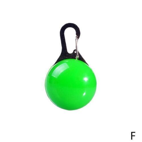 Waterproof Pet Dog Cat Collar LED Night Clip Tag Flashing Light Luminous K2Y6