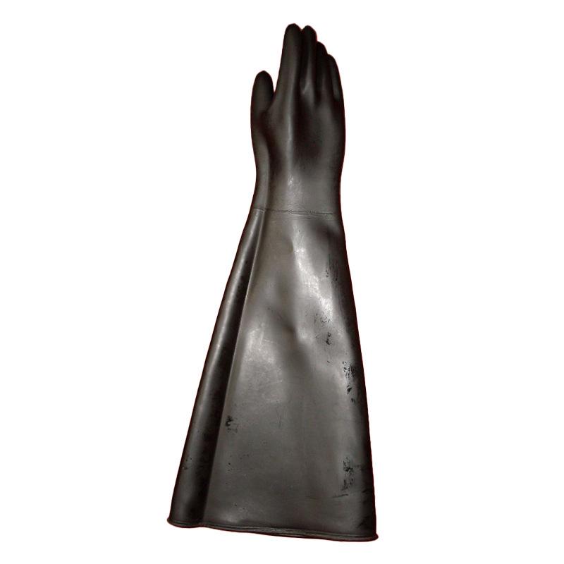 Industrial Sandblasting Gloves: Lengthened, Thickened, Wear-Resistant Latex with Smooth Surface for Labor Protection
