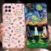 Custodia per Telefono Samsung Galaxy M22 Samsung M22 F22 SM-M225F E225F Gatto Carino Cartone Animato Colore Caramella Silicone Morbido Copertura Posteriore