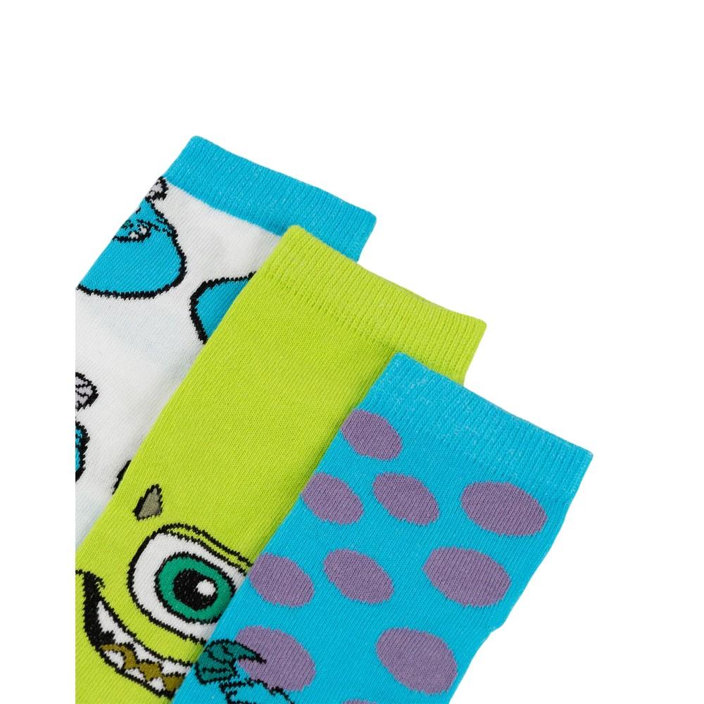 Monsters Inc Childrens/Kids Mike & Sulley Socks (Pack of 5)