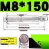 Stainless Steel Expansion Screw: Hexagonal Head with Internal Expansion (304/201), Sizes M6, M8, M10, M12.
