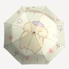 1pc Pompompurin Automatic Folding Umbrella: Portable 3-Fold Design with Iron Frame, Perfect for Outdoor Use, Festive Gifts, Travel, Daily Use, and Fan
