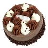 Nep Taart Model 4 Inch Multifunctioneel Realistisch Chocolade Room Verjaardagstaart Display Prop 1 ST