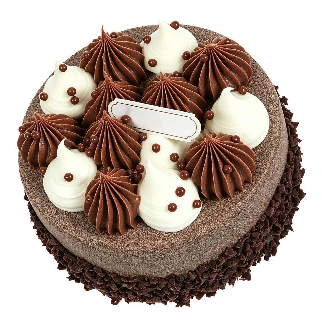 Nep Taart Model 4 Inch Multifunctioneel Realistisch Chocolade Room Verjaardagstaart Display Prop 1 ST