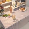 Ins Korean Plaid Tablecloth Strawberry Background Cloth Modern Desk Table Cloth