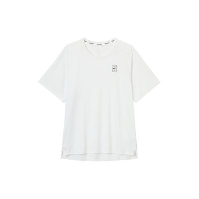 Short Sleeve Logo Round Neck T-Shirt Men Tops White FZ6911-100