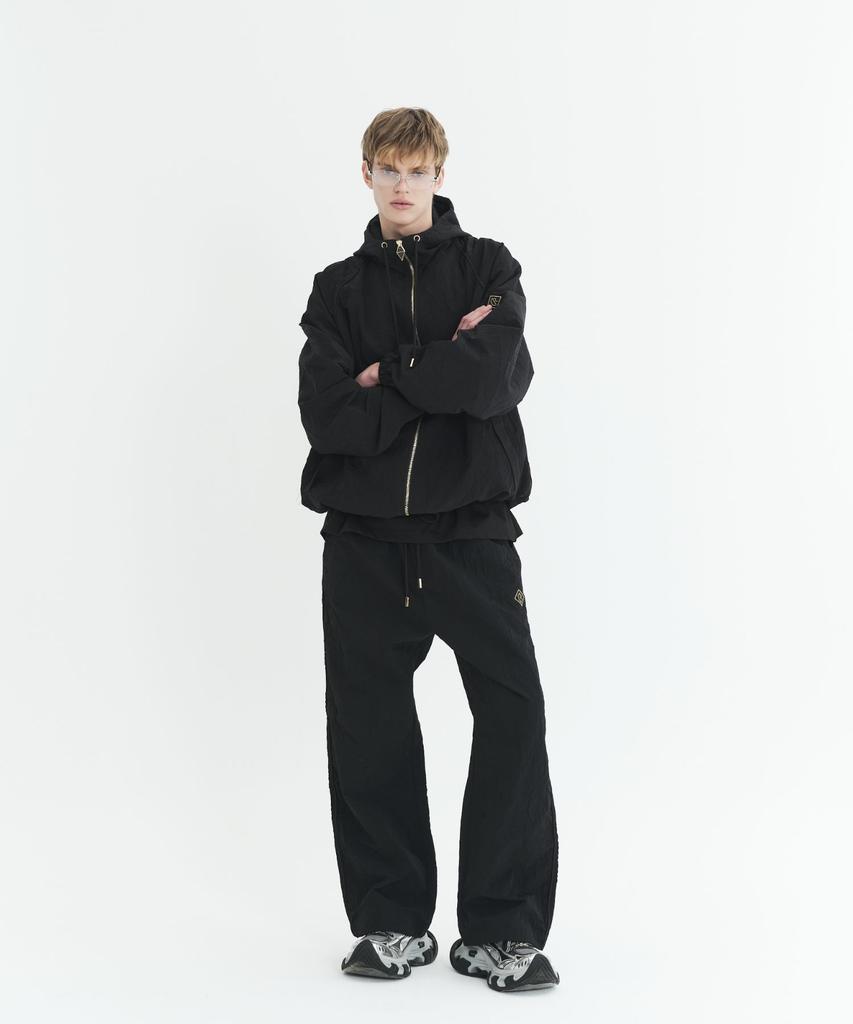 Crakkami Crack Piping Windbreaker (Black)
