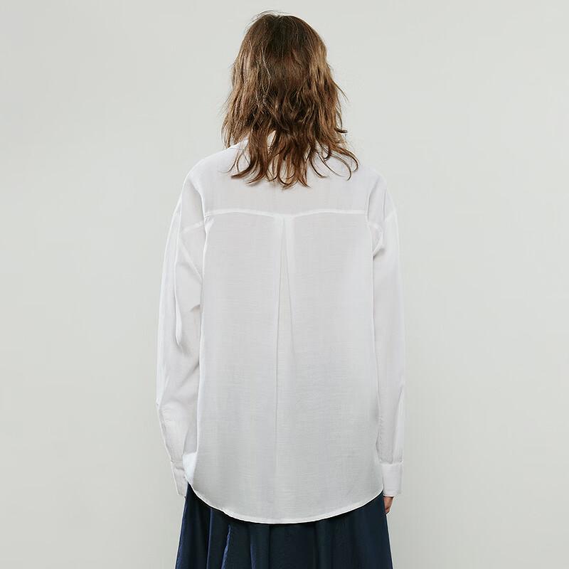 Chuyu Women's 2025 Autumn Embroidered Loose Lyocell Ramie Polo Shirt