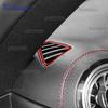 For Mercedes Benz A CLA GLA Class W177 C118 H247 2020-2025 Real Soft Carbon Fiber Air Outlet Sides of Dashboard Trim Sticker