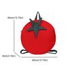 Cute Tomato Backpack Casual Student Schoolbag New Large Capacity Backpack  Teenagers