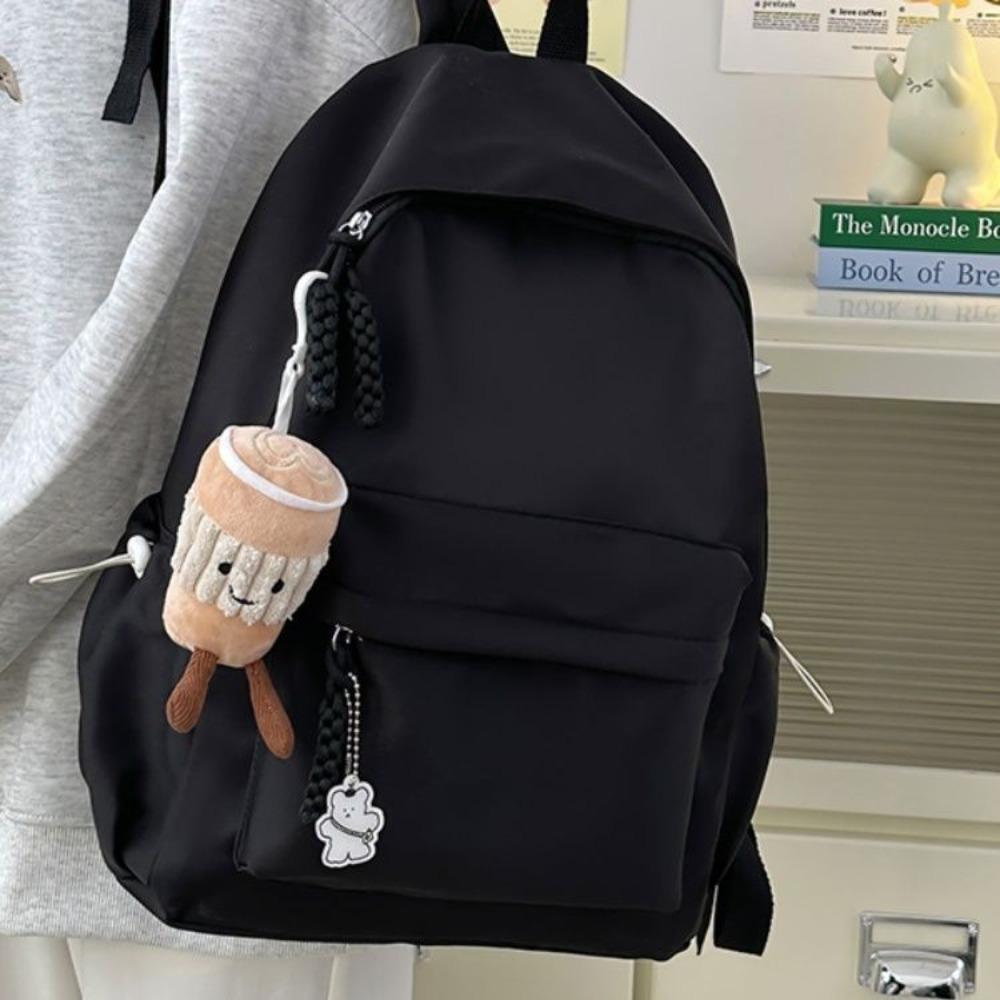 High School Student Simple Treasure Large Capacity Backpack School Bag Student Versatile ins College Student Korean Backpack Mommy