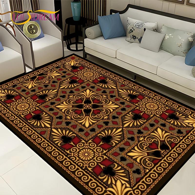 Vintage Fars Halısı Oturma Odası Yatak Odası Bohemya Türk Fas Etnik Kilimler Kaymaz Mandala Geometrik Kapı Paspası Poster Paspas