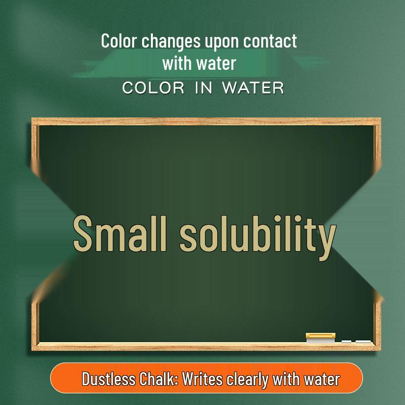 Eco-Friendly, Dust-Free, Non-Toxic Chalk Set with Holder for Children's Learning & Teaching