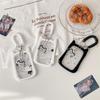 Cute Cat Photocard Holder With Elastic Rope Card Holder Idol Photo Storage Card Display Protect Pendant Bag Decor Keychain Gifts