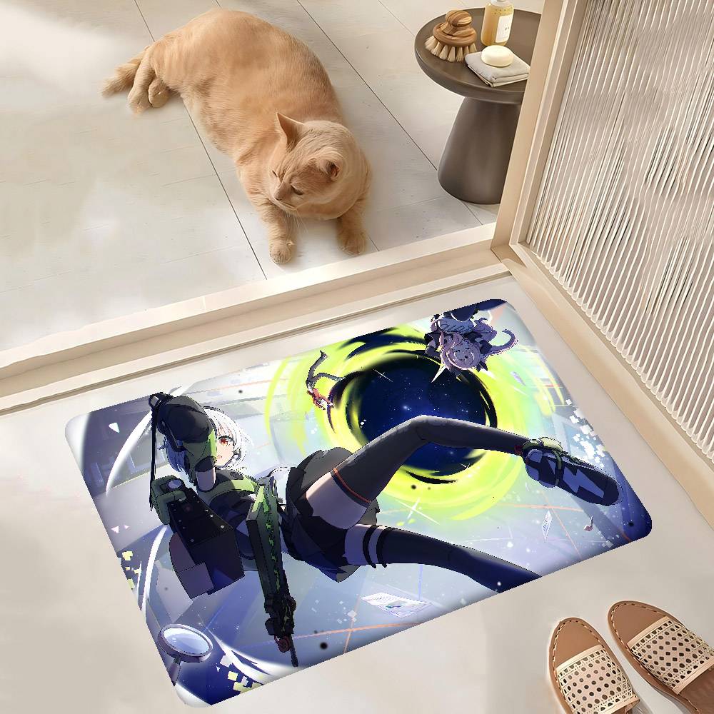 Zenless Zone Zero Anby Demara Room Mats Cheaper Anti-slip Modern Living Room Balcony Printed Welcome Rug