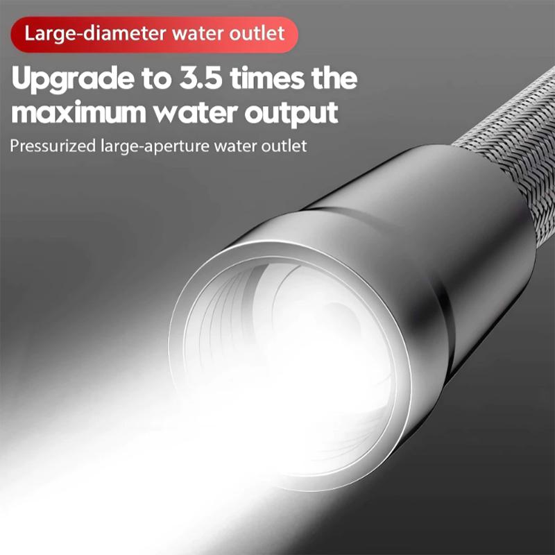 1.5/2M Anti Winding Handheld Shower Hose Gi/2 Flexible Shower Tube High Pressure Universal Interface Bath Shower Nylon Pipe