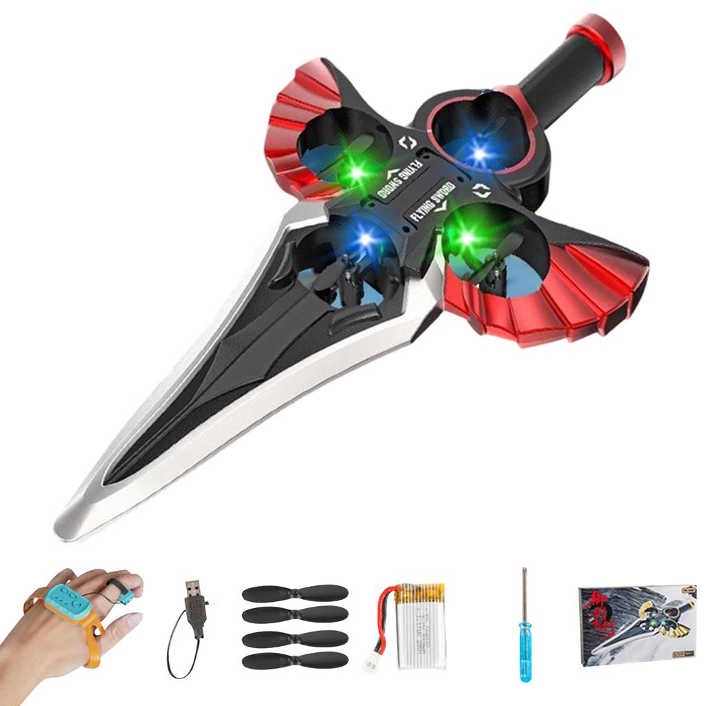 Remote-controlled Flying Machine, Flying Sword Flying Machine, Gesture Control, 360° Flip Effect With Lighting, Suitable For Beginners And Adults.