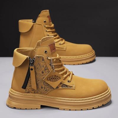 Stiefeletten Arbeitsschuhe für Herren Sport und Freizeit Herren-Sneaker Schuhe für Herren Abriebfest Lässiger Sneaker Rutschfest Mode