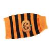 Halloween Dog Sweater Autumn Winter Stylish Cute Soft Stretchy Pumpkin Striped Pet Dog Sweater for