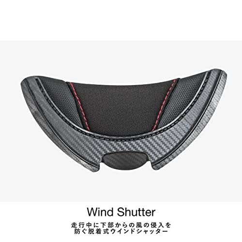 Komine HK-171 FL System Helmet for Motorcycles Gloss Black XL