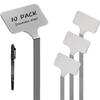 10Pcs Metal Plant Labels Weatherproof Garden Label Markers Reusable Plant Markers for Plants Vegetables  Seedlings Flowers