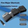 3 Key USB Foot Pedal Programmable Keyboards Action Mouse Commands for Gaming Factory Machine Operation