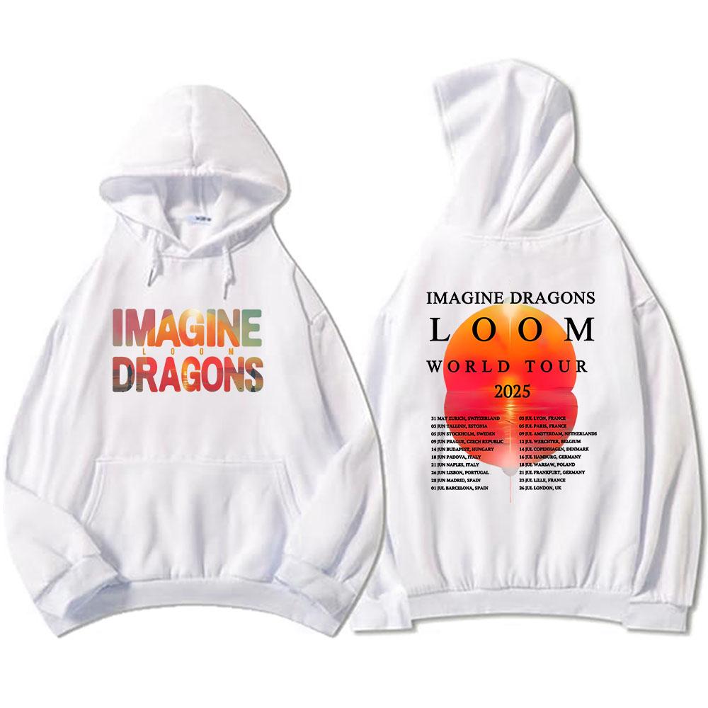 

Imagine Dragons Loom Tour Hoodies Streetwear Unisex Hip Hop Long Sleeve Sweatshirts Harajuku Graphic Hoody Men Women Hoodie S