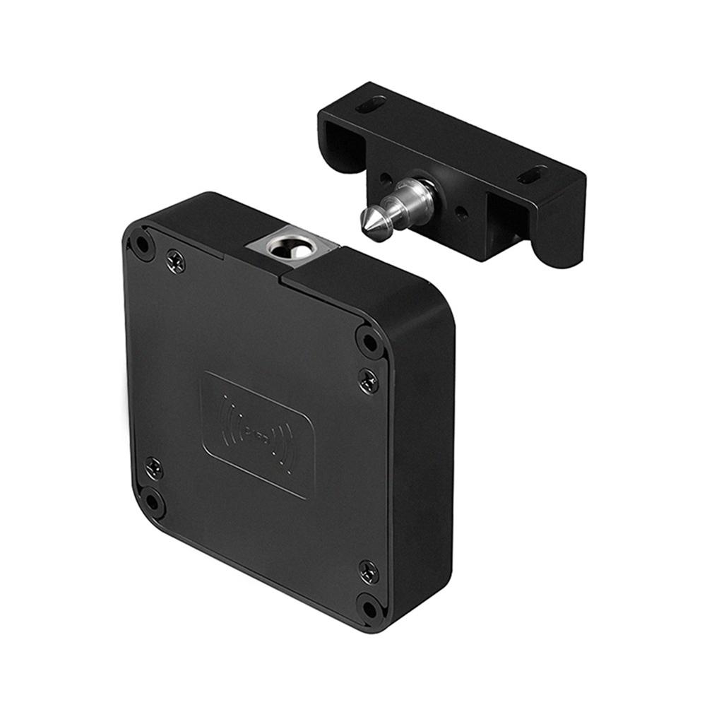 Drawer Electronic Lock Bluetooth-Compatible Keyless Smart Drawer Lock RFID Card Smart Electronic Lock for Furniture Drawer чёрный