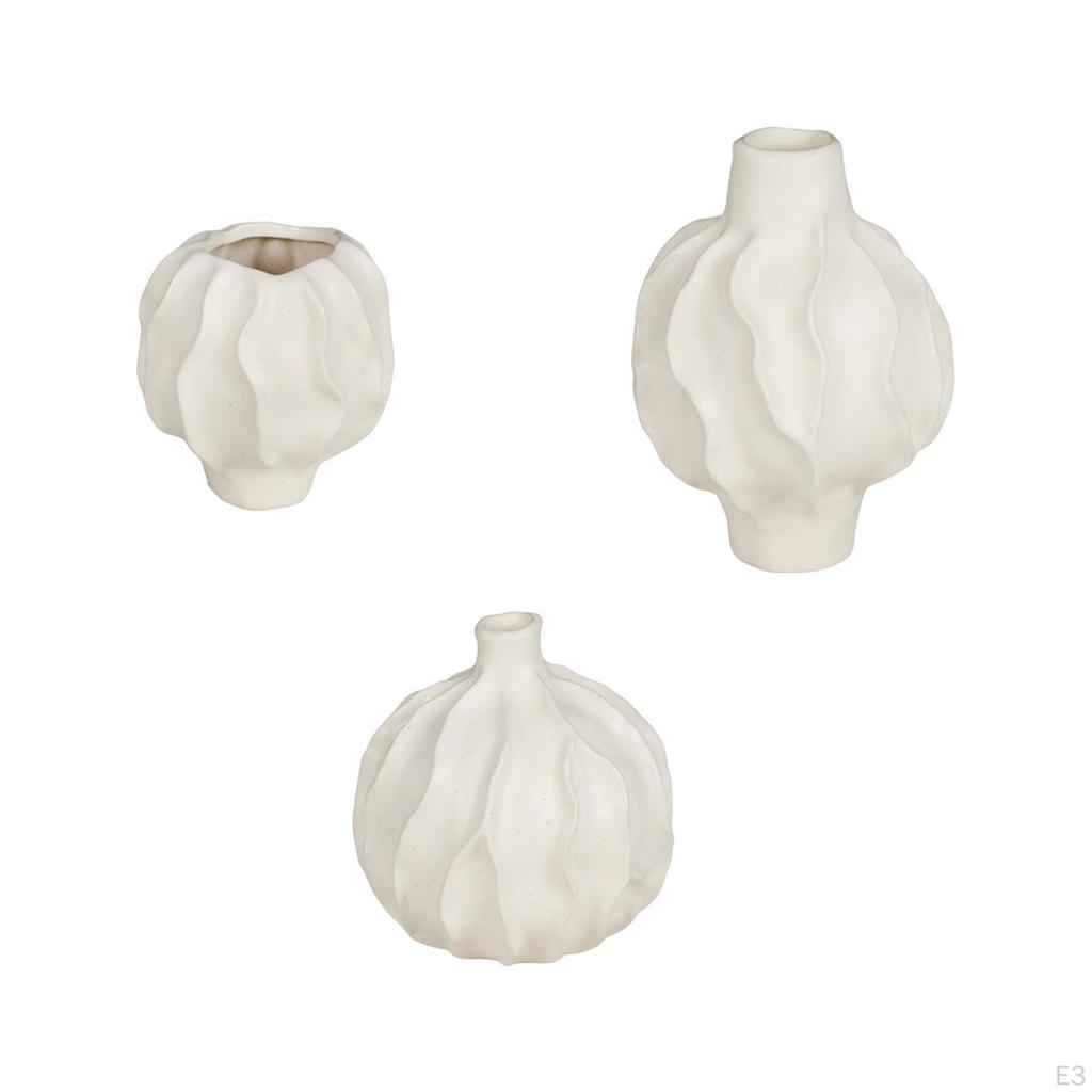 Ceramic Vase Flowerpot Houseplant Holder Photo Prop Ornament Desktop Simple for Bedroom Hallway