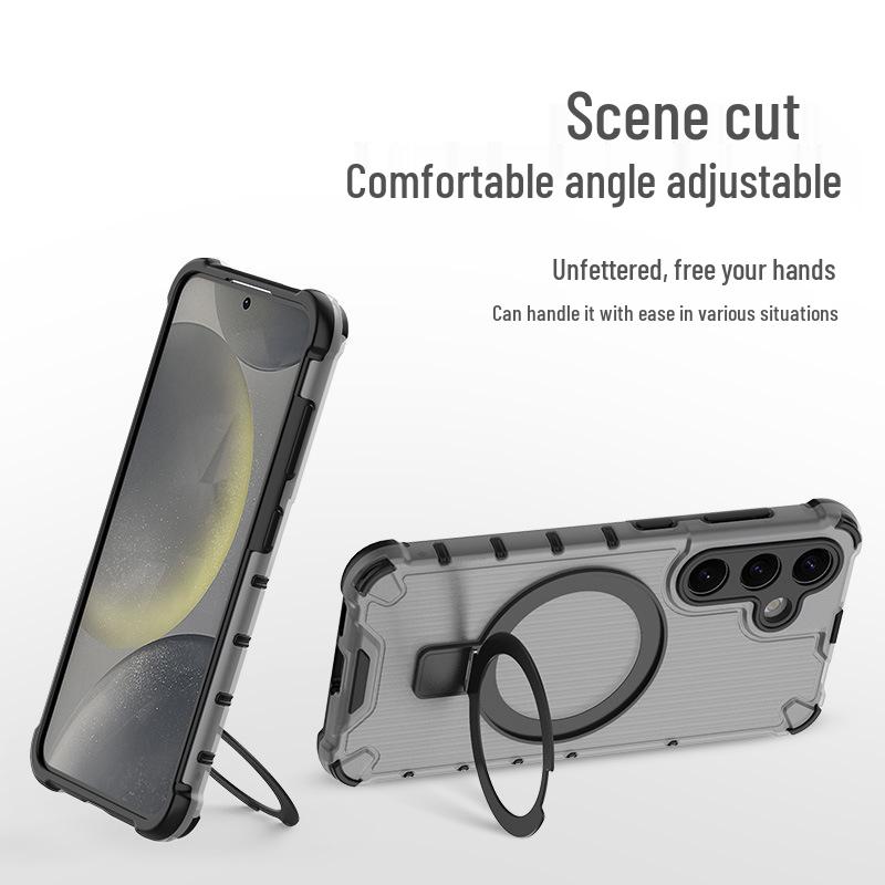 Samsung S25 Ultra/A55 Magnetic Ring Holder Airbag Case