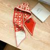 Knitted Scarf New Design FlowerLuxury Brand Scarf Women Winter Scarf Warm Long Skinny Small Scarf Female Neckerchief Scarves