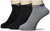 Durable Suitable for School Club and Assorted Sizes Cm Cm Men's Sneaker-Length Socks, 3-Pair Pack, Design, Uniforms, Activities, Sports, 24.0 - 26.0