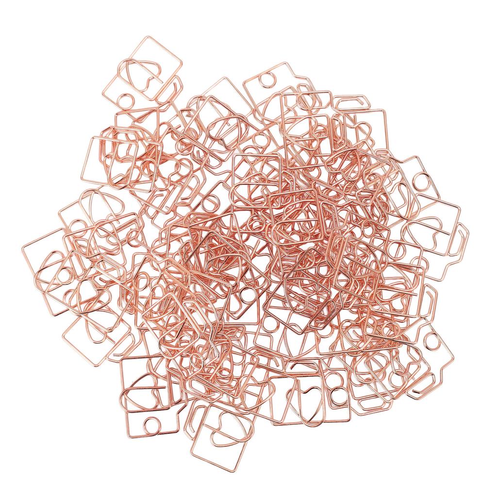 80 Peças Clip de Papel Ferro Formato de Câmera Fofo Marcadores de Página Clip para Planejador com Caixa de Armazenamento para